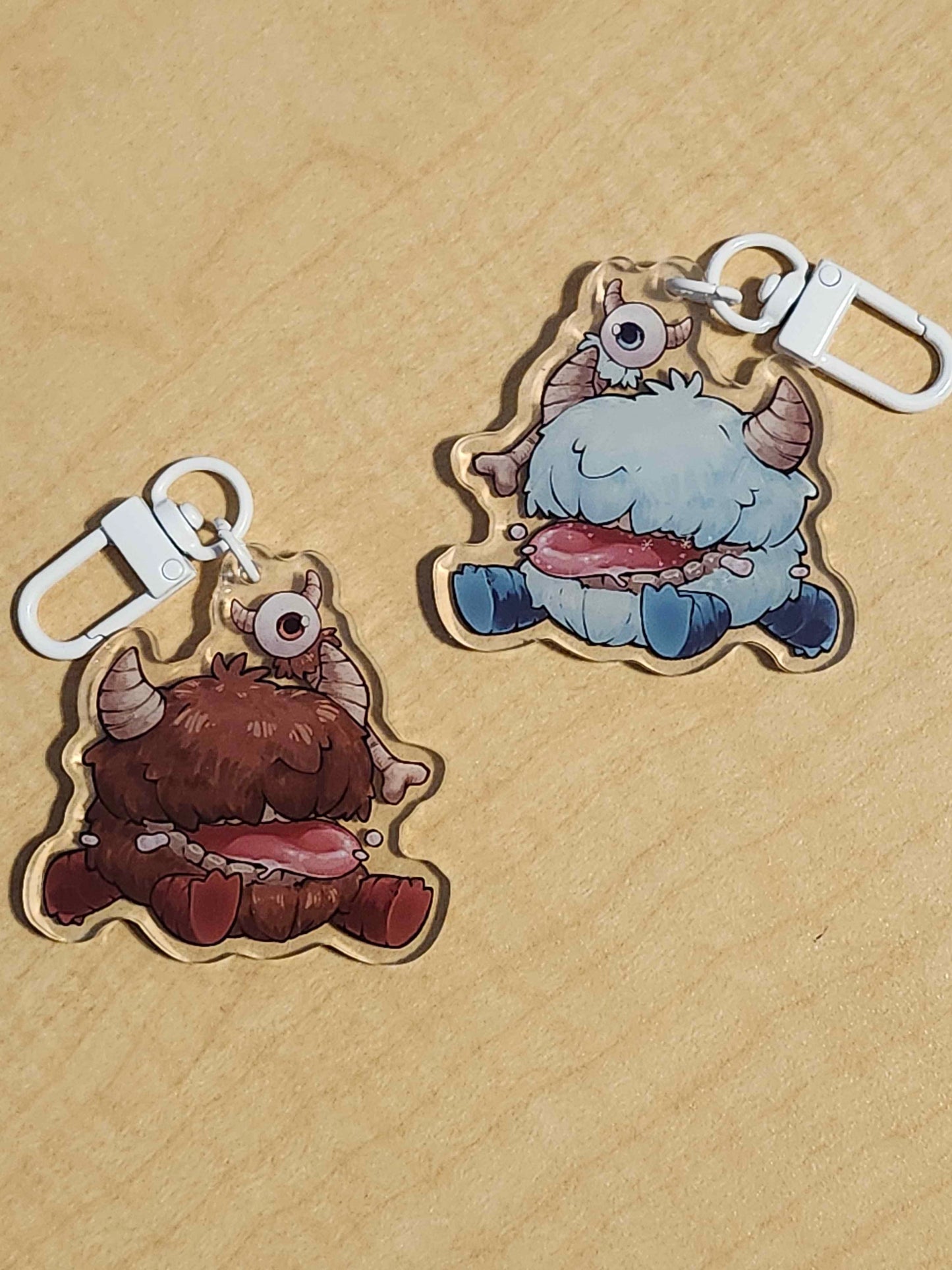 Don't Starve Chester Keychain